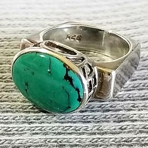 Rare Silpada Sterling Silver Turquoise Ring